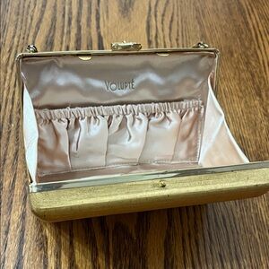 Vintage Volupte’ Gold Clutch Bag